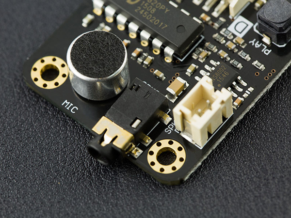 디바이스마트,MCU보드/전자키트 > 음악/앰프/녹음 > 디코더/녹음,DFROBOT,음성모듈, 보이스레코더 (Voice Recorder Module) [SEN0197],기록과 재생 기능이 통합된 최신 보이스 레코더 모듈 입니다. 아두이노와 호환되며, 녹음 시간은 10초 가량 가능합니다.