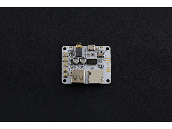 디바이스마트,MCU보드/전자키트 > 통신/네트워크 > 블루투스/BLE,DFROBOT,블루투스 4.0 오디오 수신기 모듈 Bluetooth Audio Receiver and Playback Module (Bluetooth 4.0) [TEL0108],헤드폰이나 3W 스피커에 직접 연결 가능하며, 파워 앰프를 추가하여 스피커와도 사용 가능 합니다. 본 모듈은 MP3,  WMA, WAV, FLAC 오디오 포맷을 지원 합니다.