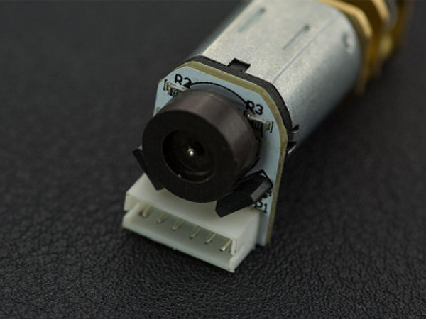 디바이스마트,기계/제어/로봇/모터 > 모터류 > DC기어드모터 > 일반기어,DFROBOT,소형 금속 기어드 모터 (인코더포함) - 6V 105RPM 150:1 [FIT0484],정격전압 : 6V, 모터속도 : 15000 RPM, 기어비 : 150:1, 감속기 길이 : 9mm, 무부하속도 : 105  RPM @ 6V , 무게 : 18g / DFROBOT