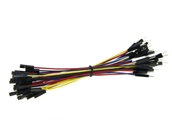 1 Pin Female-Male Jumper Wire 125mm (50pcs pack) [110990045]