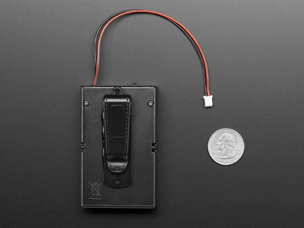 디바이스마트,전원/파워/배터리 > 배터리/배터리홀더 > 배터리홀더 Holder > AA용 홀더,Adafruit,3 x AA Battery Holder with On/Off Switch, JST, and Belt Clip [ada-3287],3.3 ~ 4.5V의 전압을 공급하는데 적절한 3개의 AA사이즈 배터리 홀더 / 옷 등에 쉽게 고정시킬 수 있는 클립이 장착되어 있어 웨어러블 프로젝트 등에 적합 / On-Off 스위치 / 케이블 : JST-PH 2pin 커넥터, 15cm 길이(6인치)