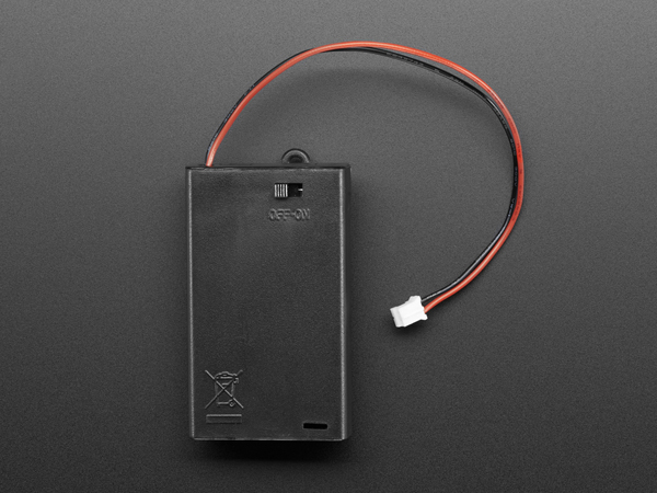 디바이스마트,전원/파워/배터리 > 배터리/배터리홀더 > 배터리홀더 Holder > AAA용 홀더,Adafruit,3 x AAA Battery Holder with On/Off Switch, JST, and Belt Clip [ada-3286],3.3 ~ 4.5V의 전압을 공급하는데 적절한 3개의 AAA사이즈 배터리 홀더 / 옷 등에 쉽게 고정시킬 수 있는 클립이 장착되어 있어 웨어러블 프로젝트 등에 적합 / On-Off 스위치 / 케이블 : JST-PH 2pin 커넥터, 15cm 길이(6인치)