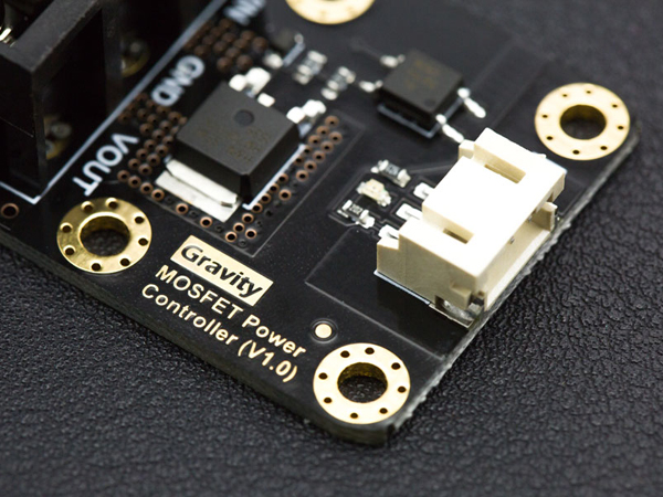 디바이스마트,MCU보드/전자키트 > 전원/신호/저장/응용 > 릴레이,DFROBOT,Gravity: MOSFET Power Controller [DFR0457],제한된 GPIO로 대용량 전류 디바이스를 구동 할 수 있는 컨트롤러 모듈 입니다.  아두이노, 라즈베리파이, 라떼판다 및 기타 마이크로 컨트롤러와 호환되며 3.3~10V 동작전압을 지원합니다.