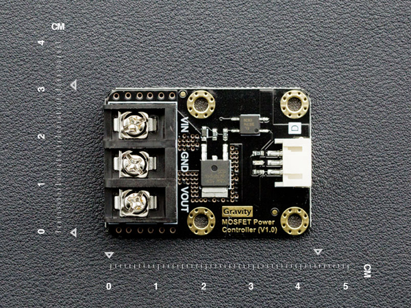 디바이스마트,MCU보드/전자키트 > 전원/신호/저장/응용 > 릴레이,DFROBOT,Gravity: MOSFET Power Controller [DFR0457],제한된 GPIO로 대용량 전류 디바이스를 구동 할 수 있는 컨트롤러 모듈 입니다.  아두이노, 라즈베리파이, 라떼판다 및 기타 마이크로 컨트롤러와 호환되며 3.3~10V 동작전압을 지원합니다.