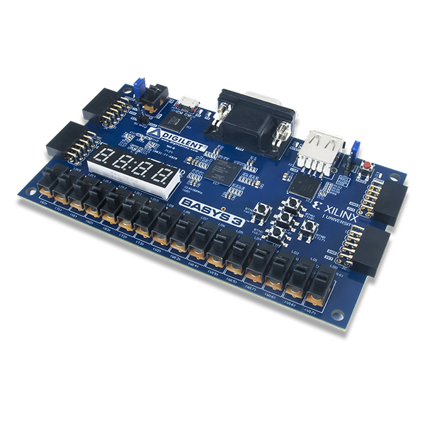 디바이스마트,MCU보드/전자키트 > 프로세서/개발보드 > Digilent > FPGA 및 Embedded,Digilent,Basys 3 Artix-7 FPGA Trainer Board 410-183,410-183 / FPGA 입문자들(entry-level)을 위한 제품 / Xilinx Artix-7 FPGA / Vivado Design Suite 사용자를 위한 제품 / USB 케이블 미포함