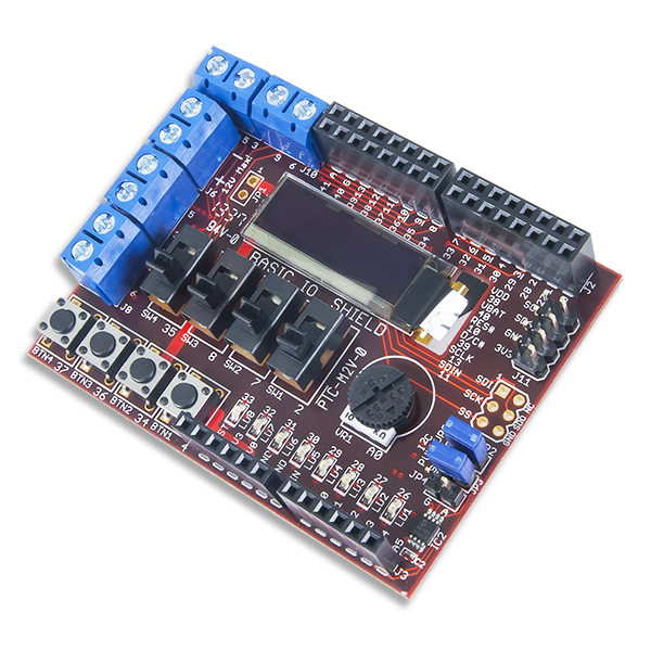 디바이스마트,MCU보드/전자키트 > 프로세서/개발보드 > Digilent > FPGA 및 Embedded,Digilent,chipKIT Basic I/O Shield: Input/Output Expansion Add-on Board with OLED Display 410-216,410-216 / chipKIT Uno32, Max32 유저들을 위한 OLED 디스플레이 내장 입출력 확장보드