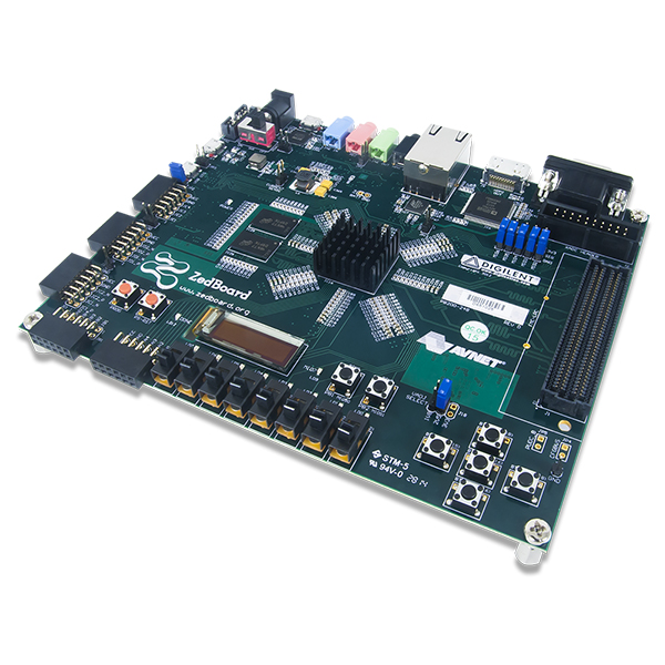 디바이스마트,MCU보드/전자키트 > 프로세서/개발보드 > Digilent > FPGA 및 Embedded,Digilent,ZedBoard Zynq-7000 ARM/FPGA SoC Development Board 410-248,410-248 / Xilinx Zynq-7000 / 리눅스, 안드로이드, 윈도우와 같은 다양한 OS나 RTOS 기반의 작업을 하는데 필요한 모든 것 / ARM 시스템 7 시리즈 프로그래밍 로직