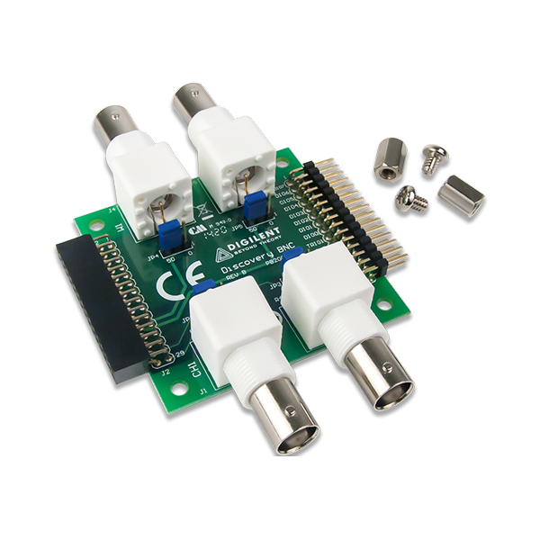 BNC Adapter Board for the Analog Discovery