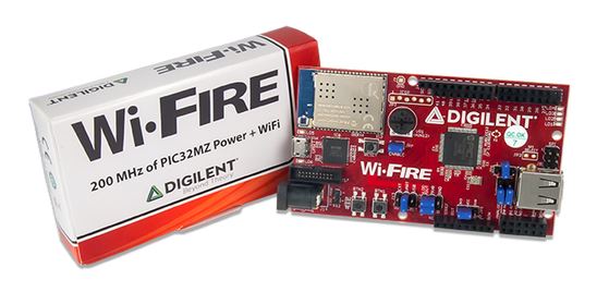 chipKIT Wi-FIRE: WiFi Enabled PIC32MZ Microcontroller Board