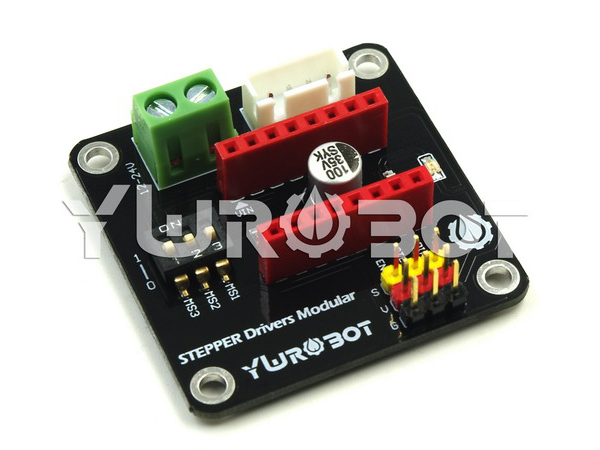 디바이스마트,오픈소스/코딩교육 > 아두이노 > 아두이노 모터/드라이버모듈,YwRobot,DRV8825 스텝 모터 드라이버 모듈 [ELB050411],사이즈 : 42*42*15mm 정격전압 : 5V 출력전압 12-30V