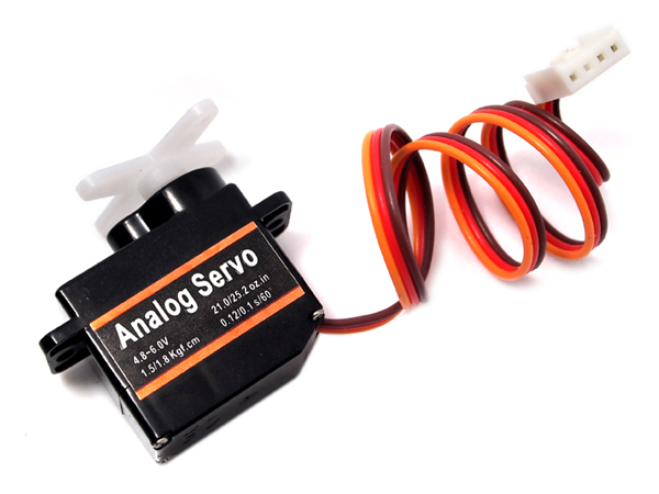 디바이스마트,기계/제어/로봇/모터 > 모터류 > 서보모터 > 아날로그 서보모터,Seeedstudio,Grove - Servo 서보모터 [316010005],토크 : 1.5kg/cm (4.8V), 1.8kg/cm (6.0V) // 스피드 : 0.12sec/60 (4.8V no load), 0.10sec/60 (6.0V no load)