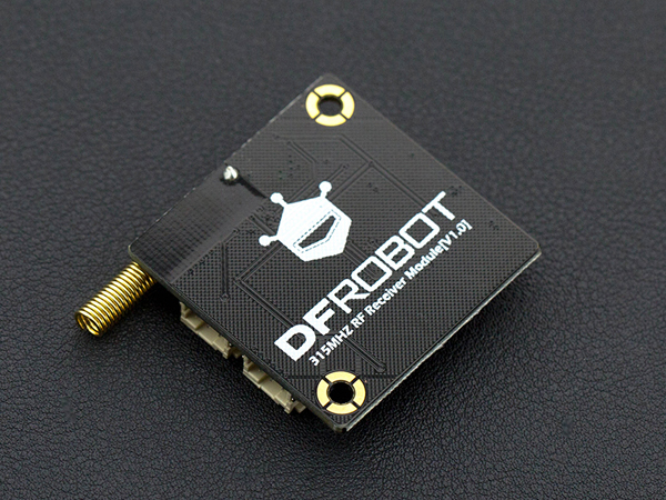 디바이스마트,MCU보드/전자키트 > 통신/네트워크 > RF/LoRa,DFROBOT,315MHz RF 수신기 모듈 Gravity: 315MHZ RF Receiver Module [TEL0112] ,자차용 원격 제어시스템, 접근 제어 시스템, 완구 등에 응용하기 좋으며, 기존의 유선 통신 방식과 보다 유연하고 관리 비용 절감에 탁월 합니다.
