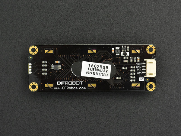 디바이스마트,LED/LCD > LCD 캐릭터/그래픽 > 캐릭터 LCD,DFROBOT,아두이노 I2C 16x2 LCD RGB 디스플레이 [DFR0464],기존의 단조로운 LCD 화면에 새로운 변화를 원하신다면 1600만 화소의 RGB 풀 컬러를 제공하는 DFRobot I2C 16x2 아두이노 LCD 를 추천해 드립니다. I2C 통신 인터페이스를 사용하며, 케이블이 제공 됩니다.