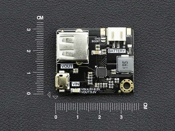 디바이스마트,MCU보드/전자키트 > 전원/신호/저장/응용 > 레벨컨버터/전압관리,DFROBOT,MP2636 파워 부스터 & 충전 모듈 [DFR0446],* 충전 모드 허용 입력전압 (VIN): 4.5-6.0V * 부스트 모드 출력전압 : (VOUT): 5V * 사이즈 : 35 * 30mm