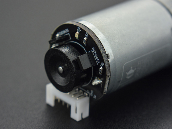 디바이스마트,기계/제어/로봇/모터 > 모터류 > DC기어드모터 > 일반기어,DFROBOT,금속 DC 기어드 모터 (인코더포함) - 6V 210RPM 10Kg.cm [FIT0521],정격전압 : 6V , 기어비 : 1: 34 , 무부하속도 : 210RPM@0.13A , 무게 : 96g (6핀 케이블포함) / 금속 기어 / DFROBOT  / 인코더 포함 