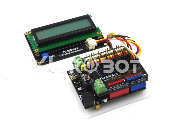 디바이스마트,LED/LCD > LCD 캐릭터/그래픽 > 캐릭터 LCD,YwRobot,IIC/I2C LCM1602 LCD 모듈 [DIS070011],사이즈 : 84*56*15mm, 공급전압 : 5V,  White screen on black