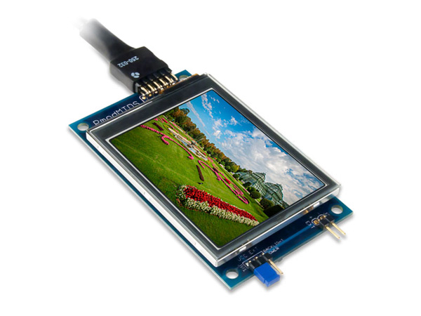 디바이스마트,MCU보드/전자키트 > 프로세서/개발보드 > Digilent > Pmod Modules,Digilent,Pmod MTDS: Multi-Touch Display System 410-341,410-341 / 그래픽 프로세싱을 위한 PIC 32 MZ 마이크로컨트롤러 기반의 2.8인치 터치스크린 디스플레이 Pmod 모듈 / 2점 멀티터치 정전식 터치스크린 / QVGA 해상도(320×240)