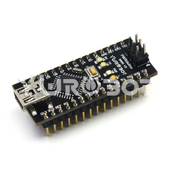 디바이스마트,오픈소스/코딩교육 > 아두이노 > 아두이노 호환쉴드,YwRobot,아두이노 나노 호환보드 YWRduino Nano ATMEGA328P [ARD050001],아두이노 나노 V3.0호환 , 정품 Atmega328p 장착, USB 미니 5핀 케이블 사용