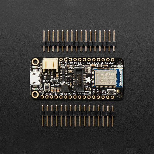 디바이스마트,MCU보드/전자키트 > 프로세서/개발보드 > ARM > Cortex-M4,Adafruit,Adafruit Feather nRF52 Pro with myNewt Bootloader - nRF52832 [ada-3574],64MHz에서 실행되는 ARM Cortex M4F / 512KB 플래시 및 64KB SRAM / USB 직렬 변환기 내장 / 블루투스 저에너지 호환 2.4GHz 라디오 /  Lipoly 배터리, MicroUSB 케이블 불포함 / iOS 또는 Android 휴대용 프로젝트 사용에 적합