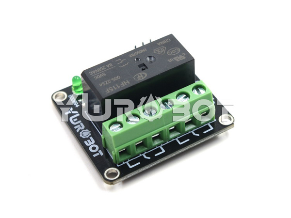디바이스마트,오픈소스/코딩교육 > 아두이노 > 아두이노 스위치/릴레이모듈,YwRobot,아두이노 1방향 릴레이 모듈 [ELB040407],아두이노 호환 / 8A 고품질 고전류 릴레이 / 고전류 장비를 쉽게 구동 / 전압 : 5V / 접촉 전류 : 