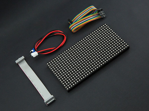 디바이스마트,LED/LCD > FND/도트매트릭스 > 도트매트릭스 > 기타 도트매트릭스,DFROBOT,32x16 RGB LED Matrix Panel (6mm pitch) 매트릭스 패널 [DFR0471],배열 : 32x16 / 사이즈 : 192mmx96mm / 전압 : 5V / 전력 : 500mW / 픽셀 : 512 / 색상 : RGB