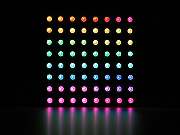 Flexible 64 RGB 8*8 Rainbow LED Matrix [EF10090]