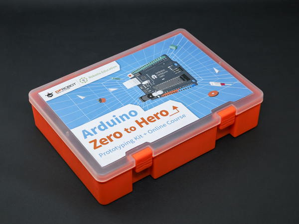 디바이스마트,오픈소스/코딩교육 > 아두이노 > 교육용키트,DFROBOT,아두이노 히어로 키트 Arduino Zero to Hero Kit [KIT0133],온라인 과정을 완벽하게 갖춘 Arduino Zero to Hero E-Learning Kit은 야심찬 초보자와 중급 아두이노 사용자가 회로 및 프로그래밍을 한 단계 업그레이드 하려는 경우에 적합 합니다.