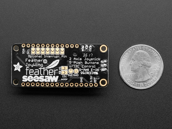 디바이스마트,오픈소스/코딩교육 > 파이썬/IoT 개발 보드 > STM,Adafruit,Adafruit Joy FeatherWing for all Feathers [ada-3632],Arduino, Python 및 CircuitPython 호환 / 보드에 게임 컨트롤러 추가 가능 / 1PCS*wing, 2PCS*0.1인치 header 포함