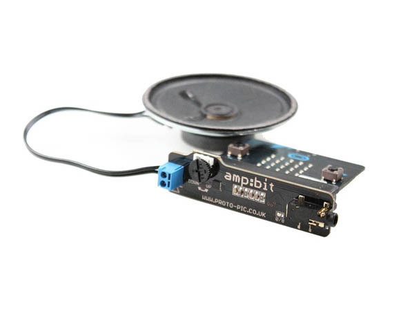 디바이스마트,오픈소스/코딩교육 > Micro:Bit > 마이크로비트 센서/모듈,Pimoroni,마이크로비트 ClassD 앰프 모듈(헤드폰잭 타입) Amp:bit class D amplifier for micro:bit [PPMB00130],micro : bit용 Amp : 비트로 마이크로폰에 스피커, 헤드폰을 쉽게 연결할 수 있습니다. /  1up : bit 게임 컨트롤러와 호환되며 headphones, screw terminal, speaker 미포함