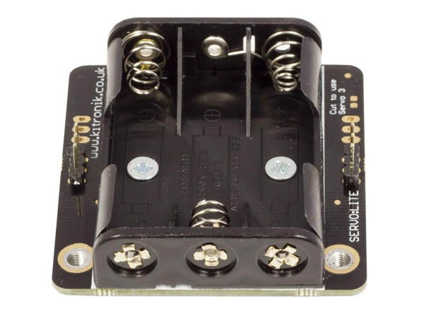 디바이스마트,오픈소스/코딩교육 > Micro:Bit > 마이크로비트 센서/모듈,Kitronik,마이크로비트 서보모터 컨트롤 보드 Servo:Lite board for micro:bit [KIT-5623],Micro : bit 용 Servo : Lite 보드는 마이크로 : 비트를 사용하여 2개의 저전력 서보 모터 (서보가 3.3V에서 작동 할 수 있어야 함)를 쉽게 연결하고 제어가 가능합니다.