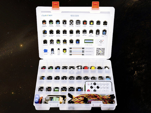 디바이스마트,오픈소스/코딩교육 > 아두이노 > 아두이노 교육용키트,YwRobot,아두이노 기초 모듈 키트 [KIT070109],자주쓰는아두이노  steam 모듈 세트,초보자도 가능 합니다. 제품 설명서(중문)와 전자코드도 제공 합니다.