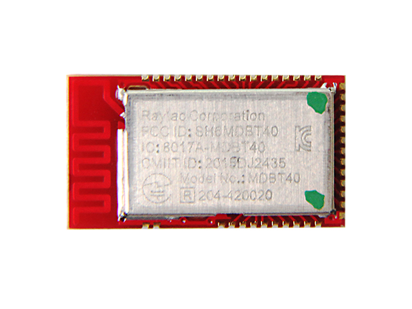 디바이스마트,MCU보드/전자키트 > 통신/네트워크 > 블루투스/BLE,Seeedstudio,MDBT40-A-P256V3 nRF51422 based BLE Module [317030027],BLE 모듈 / ANT 플러스 모듈 / 블루투스 4.0, 4.1 스택 (저에너지 블루투스 또는 BLE) / nRF51422의 SoC 솔루션 기반 / 컴팩트 사이즈 (L) 18 x (W) 10 x (H) 2.7 mm