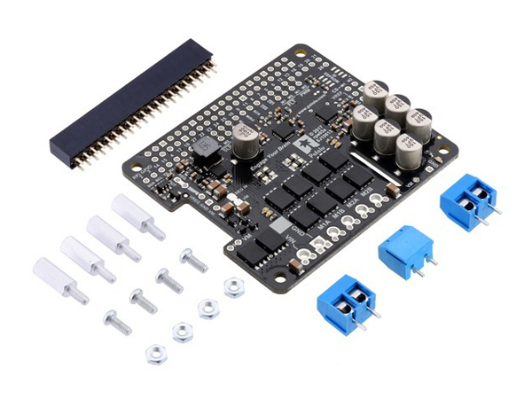 디바이스마트,MCU보드/전자키트 > 버튼/스위치/제어/RTC > 모터/모터컨트롤,Pololu,Pololu Dual G2 High-Power Motor Driver 18v22 for Raspberry Pi (Partial Kit) #3754,Raspberry Pi 2, Raspberry Pi 3(Model A+, B+)호환 2개의 고전력 DC 모터를 쉽게 제어 할 수 있습니다. / 동작 전압: 6.5V~30V / 출력 전류: 연속 22A 공급 / 부품 키트