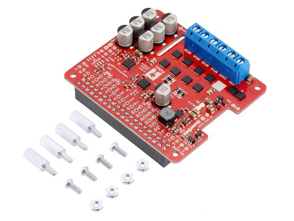 디바이스마트,MCU보드/전자키트 > 버튼/스위치/제어/RTC > 모터/모터컨트롤,Pololu,Pololu Dual G2 High-Power Motor Driver 24v14 for Raspberry Pi (Assembled) #3753,Raspberry Pi 2, Raspberry Pi 3(Model A+, B+)호환 2개의 고전력 DC 모터를 쉽게 제어 할 수 있습니다. / 동작 전압: 6.5V~36V / 출력 전류: 연속 14A 공급 / 완벽하게 조립되는 키트