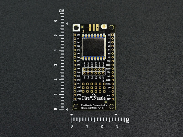 디바이스마트,MCU보드/전자키트 > 통신/네트워크 > RF/LoRa,DFROBOT,로라 확장보드 FireBeetle Covers-LoRa Radio 433MHz [TEL0121],LoRa 433MHz 무선 전송 모듈은 아두이노와 호환되는 고성능 칩 SX127x LoRa 433MHz 및 내장 PA (전력 증폭기) 게인을 채택합니다. 원격 홈 자동화 탐지, 상태 모니터링 및 웨어러블 장치 등에 널리 사용될 수 있습니다.