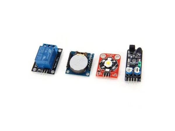 디바이스마트,오픈소스/코딩교육 > 아두이노 > 아두이노 교육용키트,KEYES,아두이노 24종 스마트 키트 [KT0016],가장 많이 사용되는 센서들로만 쏙쏙 구성된 24종 키트 입니다, 합리적인 단가의 실용적인 패키지를 찾으신다면 적극 추천해드리는 KEYES 스마트 키트 입니다. (배터리미포함)