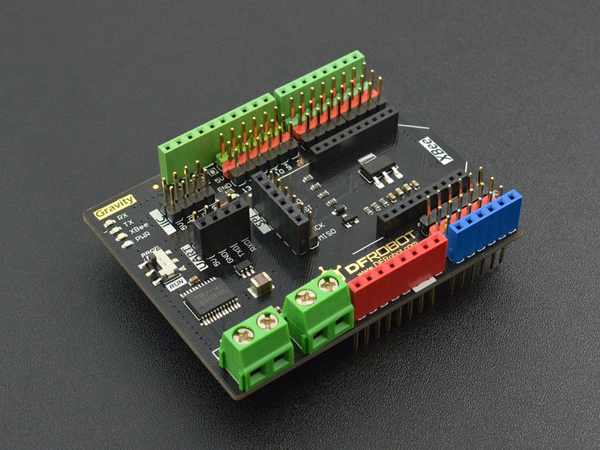 Gravity: IO 확장 및 모터 드라이버 실드 IO Expansion & Motor Driver Shield V1.1 [DFR0502]