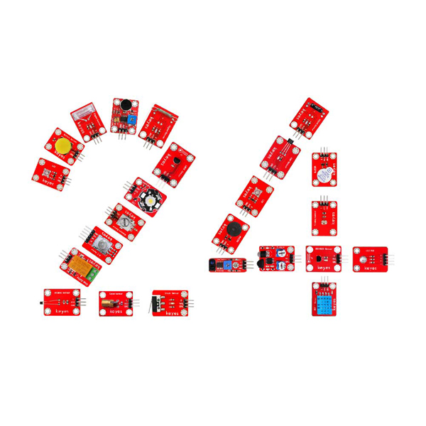 KEYES 아두이노용 24종 슈퍼 프라임 키트 [KE0102]