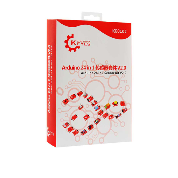 디바이스마트,오픈소스/코딩교육 > 아두이노 > 아두이노 교육용키트,KEYES,KEYES 아두이노용 24종 슈퍼 프라임 키트 [KE0102],아두이노를 학습하기에 이보다 더 완벽 할 수 없는 구성의 키트! KEYES 키트 판매율 1위의 24종 키트를 추천해드립니다. 친환경포장, 정품칩셋, 교재포함 (동영상, 샘플코드 제공)