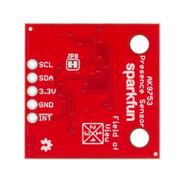 디바이스마트,MCU보드/전자키트 > 센서모듈 > 모션/제스처 > 움직임/재실/모션센서,SparkFun,스파크펀 인체감지센서 SparkFun Human Presence Sensor Breakout - AK9753 (Qwiic) [SEN-14349],Qwiic 가능, 4 채널 NDIR (Nondispersive Infrared) 센서 / AK9753이 사람을 감지하며 사람이 어느 방향으로 움직이는지 측정 가능 /  I2C에서 16비트 디지털 값 제공