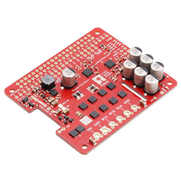Pololu Dual G2 High-Power Motor Driver 24v14 for Raspberry Pi (Partial Kit) #3752