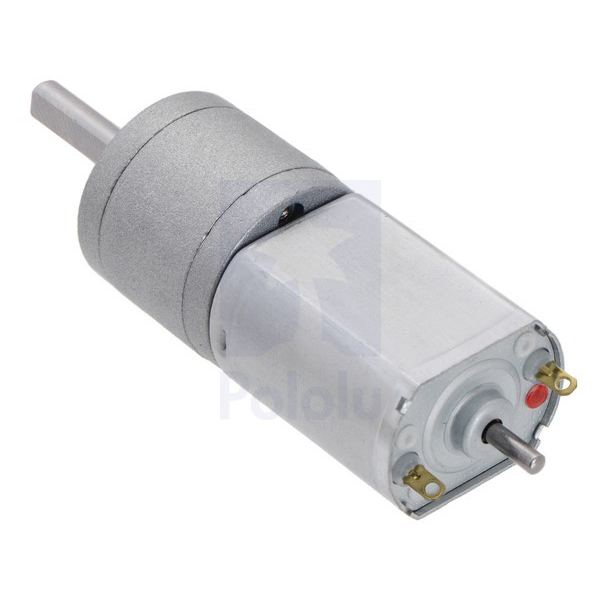 313:1 Metal Gearmotor 20Dx46L mm 6V CB with Extended Motor Shaft #3721
