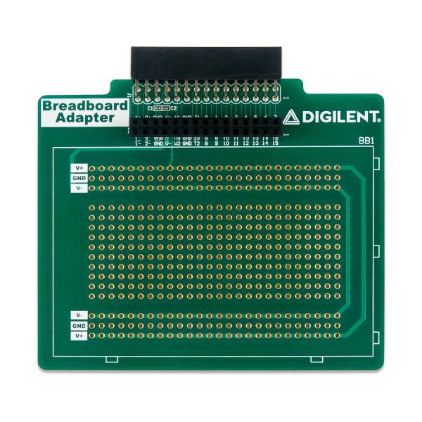 디바이스마트,MCU보드/전자키트 > 프로세서/개발보드 > Digilent > Scope, DAQ 및 장비,Digilent,Breadboard Adapter for Analog Discovery 410-361,410-361 / 아날로그 디스커버리 2 (Analog Discovery)와 함께 사용하는 브레드보드 아답터 / 프로토타이핑 표면에 연결 가능한 암 헤더 제공