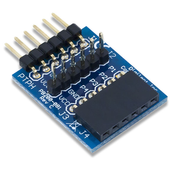 Pmod TPH: 6-pin Test Point Header 410-081