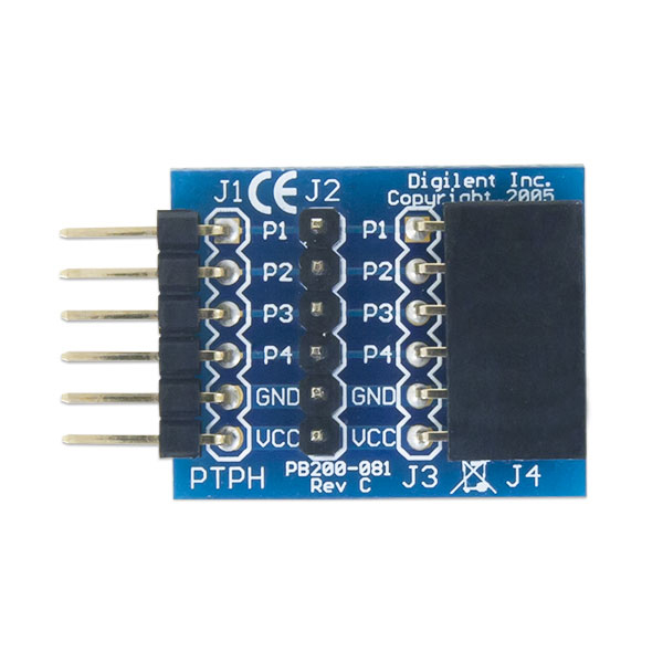 디바이스마트,MCU보드/전자키트 > 프로세서/개발보드 > Digilent > Pmod Modules,Digilent,Pmod TPH: 6-pin Test Point Header 410-081,410-081 / 6개의 외부 핀헤더로 각 핀을 통과하는 GPIO 신호를 쉽게 테스트 가능