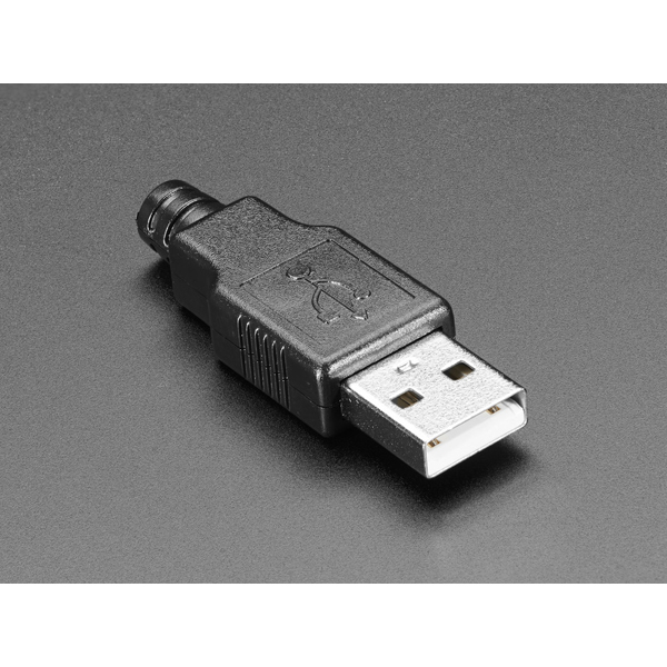 USB DIY Connector Shell - Type A Male Plug [ada-1387]