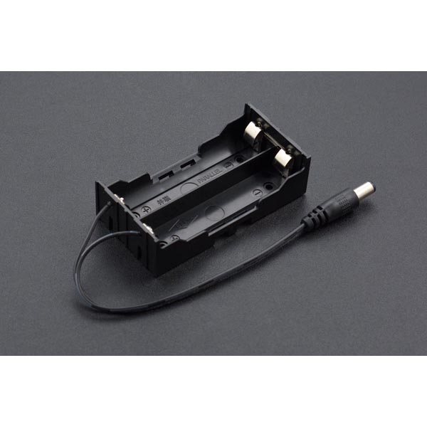 DC 커넥터 타입 2 x 18650 배터리 홀더 [FIT0538]