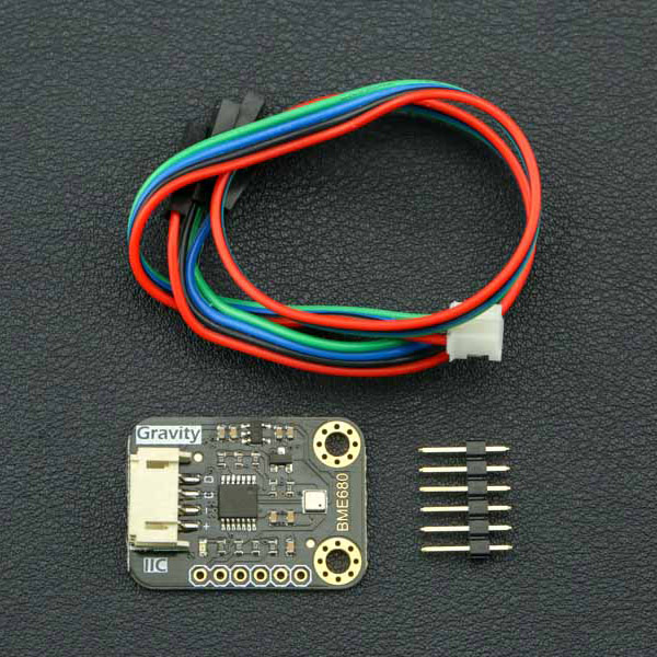 디바이스마트,MCU보드/전자키트 > 센서모듈 > 온도/습도,DFROBOT,Gravity: I2C BME680 온습도 센서모듈 [SEN0248],VOC (Volatile Organic Compounds) 센서, 온도 센서, 습도 센서 및 기압계를 통합한 4 in 1 다기능 MEMS 환경 센서입니다. 대기 질 모니터 용으로 설계되었으며, MEMS 기술로 인해 BME680은 크기가 작고 전력 소모가 적습니다. 환경 모니터링, 홈 자동화 및 제어, IoT 가능 장치 , GPS 향상 등에 널리 사용될 수 있습니다.