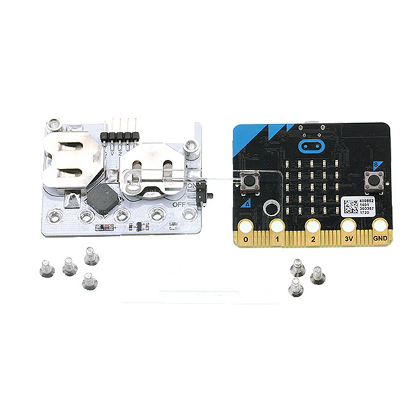 디바이스마트,오픈소스/코딩교육 > Micro:Bit > 마이크로비트 케이스/악세사리,ELECFREAKS,Acrylic Base Board with Nylon Watch Bands for Power:bit [EF11084],마이크로비트용 크리스탈 아크릴 케이스가 달린 시계 밴드 / 마이크로 : 비트를 만보계, 카운터처럼 활용 가능