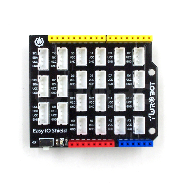 디바이스마트,오픈소스/코딩교육 > 아두이노 > 아두이노 호환쉴드,YwRobot,아두이노용 I/O 확장 실드 [ARD080122],포트를 거꾸로 접속 방지 설계,핀을  더 길고 더 딴딴하게 업그레이드 함, 핀 이 구부러지지 않음 .